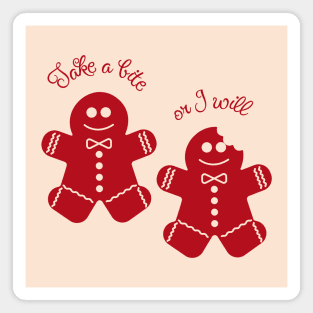 Take a bite! Christmas Edition Magnet